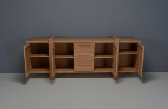 Image 1 of Crafted Solid Oak Sideboard