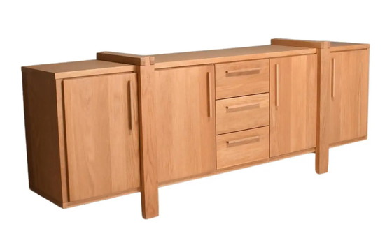 Image 1 of Crafted Solid Oak Sideboard