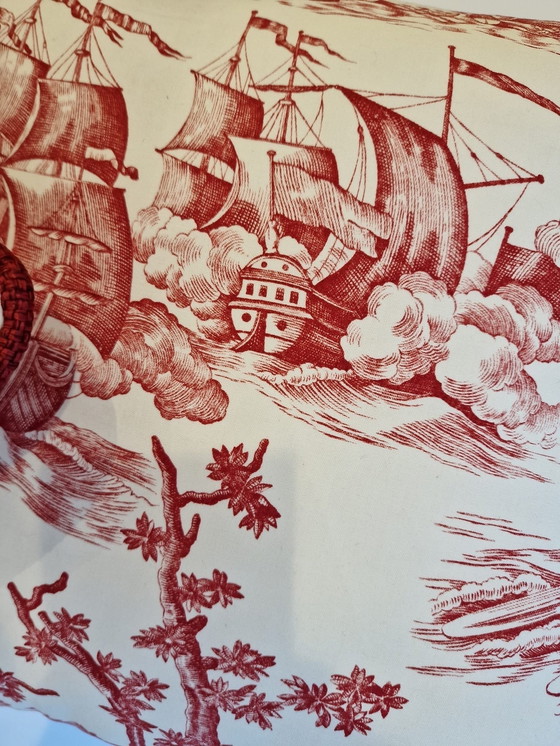 Image 1 of 2 Cushions Toile De Jouy