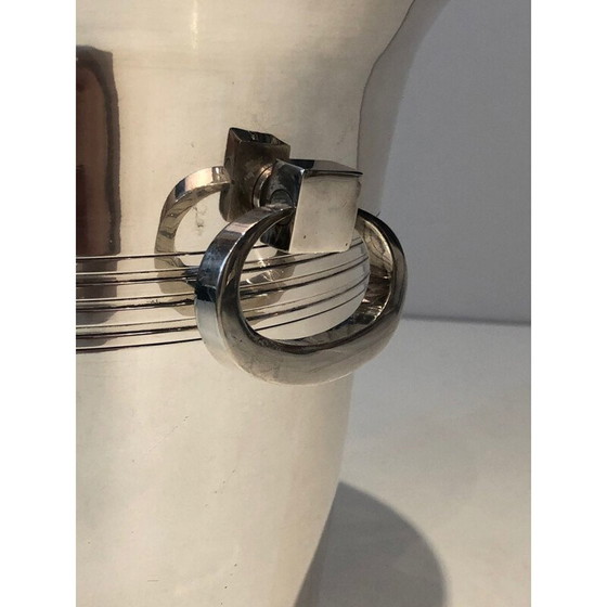 Image 1 of Secchiello per champagne placcato argento vintage, 1930