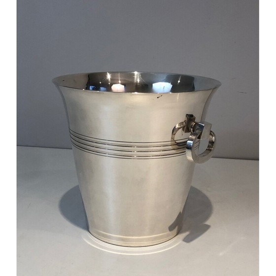 Image 1 of Secchiello per champagne placcato argento vintage, 1930