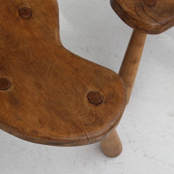 Image 1 of Ensemble table basse et tabouret en forme de haricot / goutte d'eau