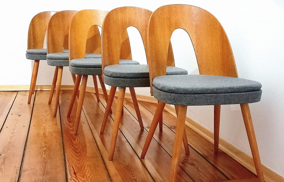 Image 1 of Set Of Five Chairs, Design. A. Suman, Tatra Nabytok, Czechoslovakia, 60S