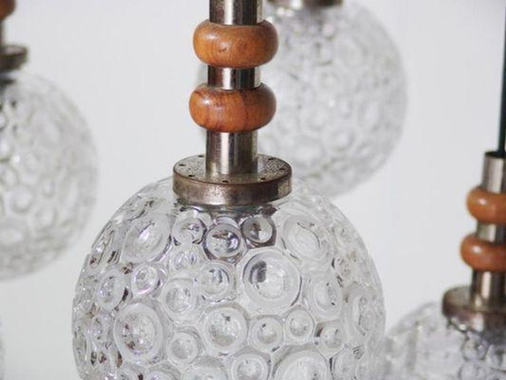 Image 1 of Raak Glass hanging lamp 70s