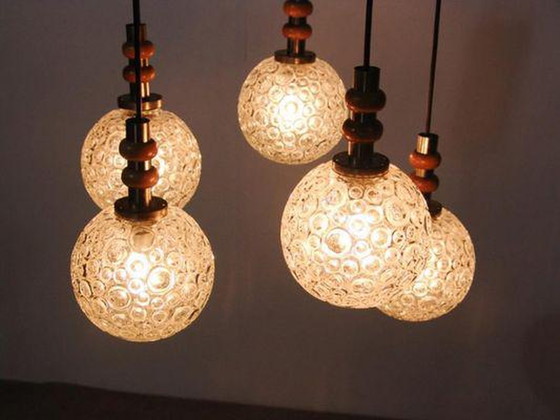 Image 1 of Raak Glass hanging lamp 70s