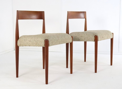 2X Kai Kristiansen For Fritz Hansen Chairs Vintage