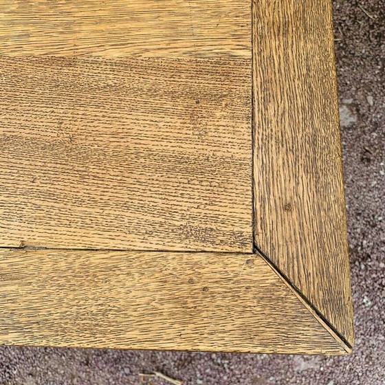 Image 1 of Vintage honey-colored oak table