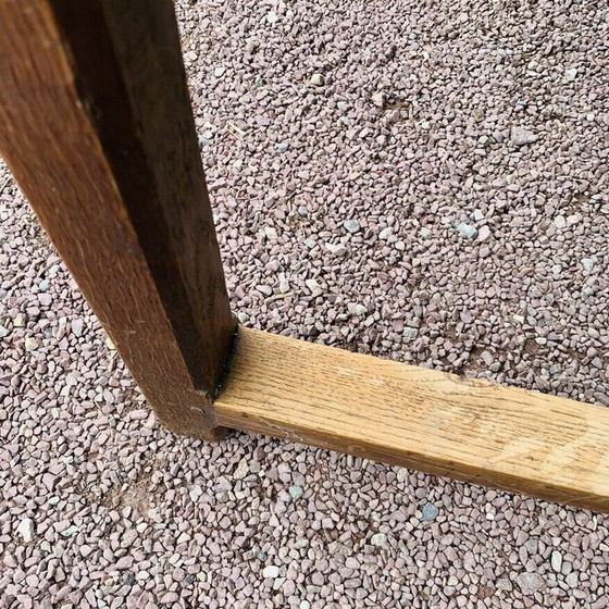 Image 1 of Vintage honey-colored oak table