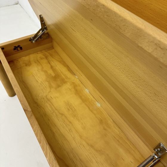 Image 1 of Vintage Danish Ansager Mobler Solid Wooden Bench , 1970S