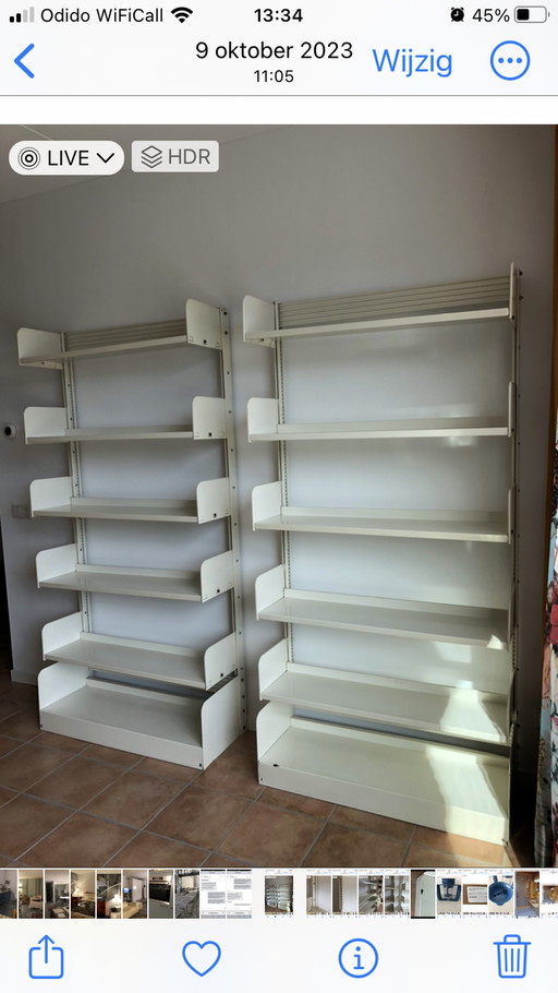 2x Lips Vago Congresso steel bookcases