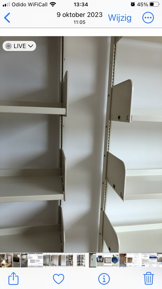 Image 1 of 2x Lips Vago Congresso steel bookcases