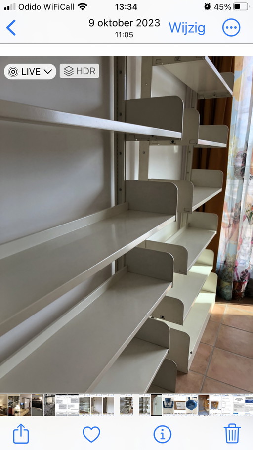 2x Lips Vago Congresso steel bookcases