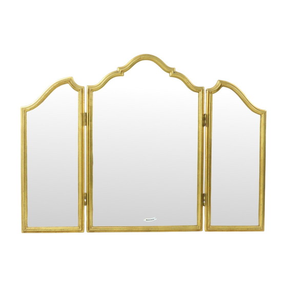 Image 1 of Triptych Mirror Hollywood Regency