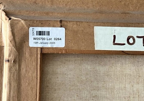 Image 1 of Pierre De Clausade, Francia, Parigi. Olio su tela, Banchi di fango sulla Loira, acquistato da Sotheby's