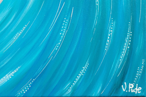 Image 1 of Valentina Pufe- Abstract Landscape Painting " Wave "