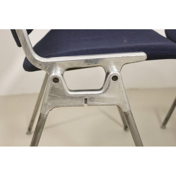 Image 1 of Pair of vintage Dsc 106 chairs by Giancarlo Piretti for Anonima Casteli, 1960