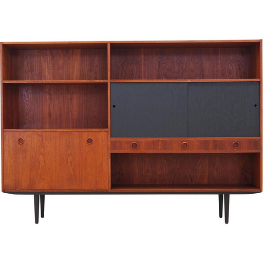 Teak bookcase, Danish design, 1970s, production: Denmark