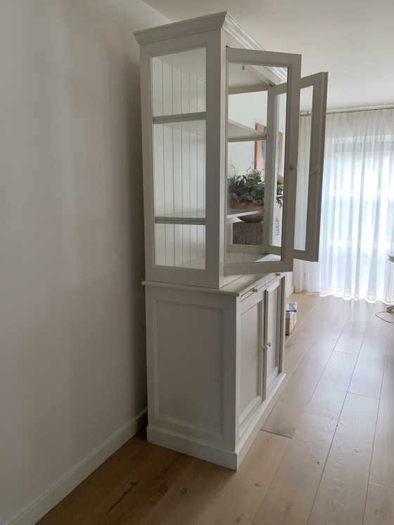 Image 1 of Rustic White Cabinet Buffet Cupboard