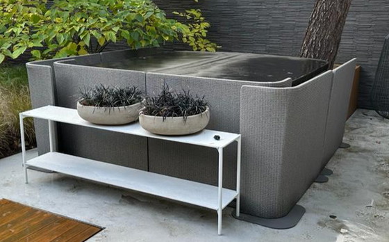 Image 1 of Paola Lenti screens around jacuzzi