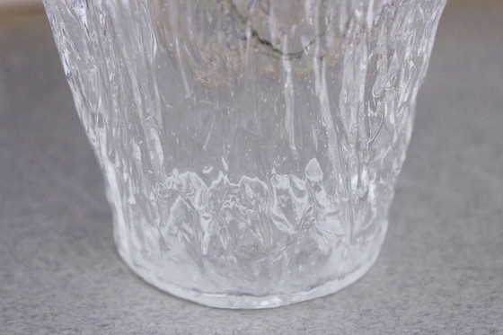 Image 1 of Bent glass vase from the 70s