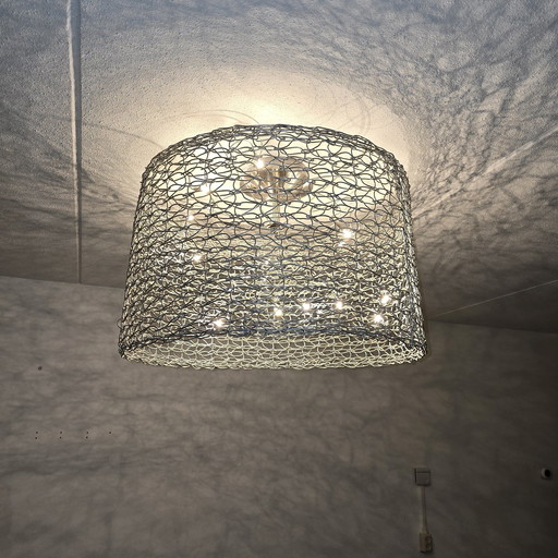 Unique Harco Loor Design Lamp - Elegant Braided Aluminum Wire Lighting