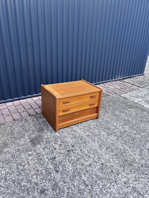 Vintage Design Teak Nightstand