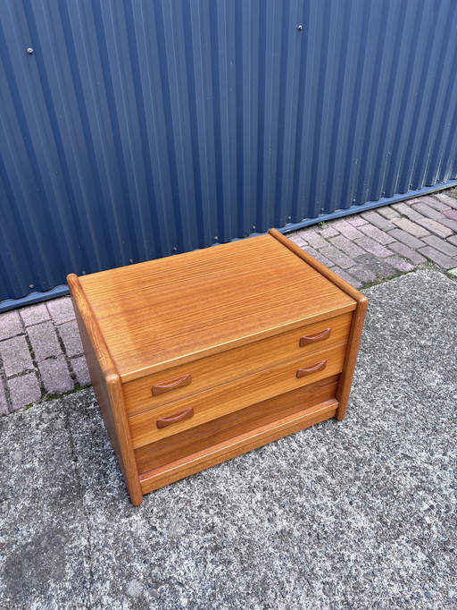 Vintage Design Teak Nightstand