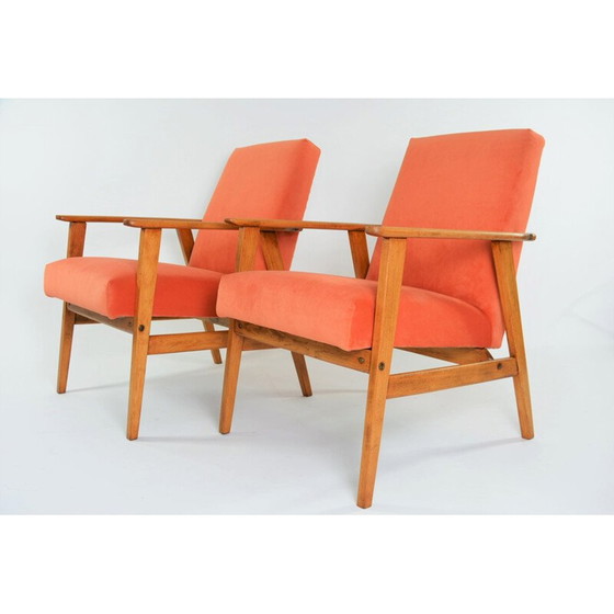 Image 1 of Poltrone vintage in corallo volpe