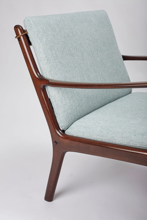 Image 1 of PJ112 Lounge Chair Designed by Ole Wanscher for Poul Jeppesen