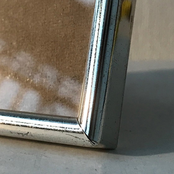 Image 1 of Cornice per foto quadrata placcata in argento