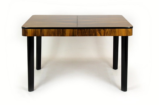 Walnut Folding Dining Table By Jindřich Halabala For Drevotvar, 1940S