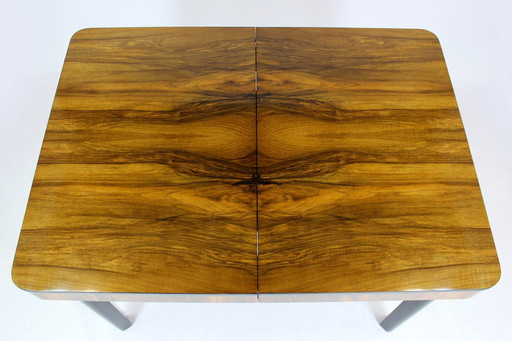 Walnut Folding Dining Table By Jindřich Halabala For Drevotvar, 1940S