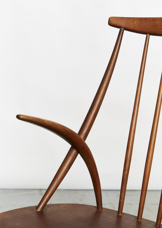 Image 1 of Illum Wikkelsø Rocking Chair "IW3" pour Niels Eilersen