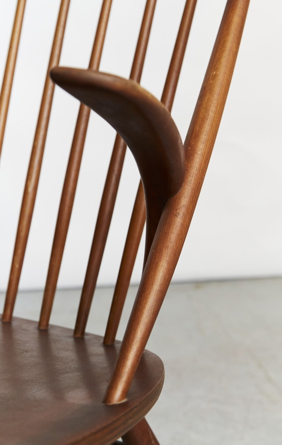 Image 1 of Illum Wikkelsø Rocking Chair "IW3" for Niels Eilersen