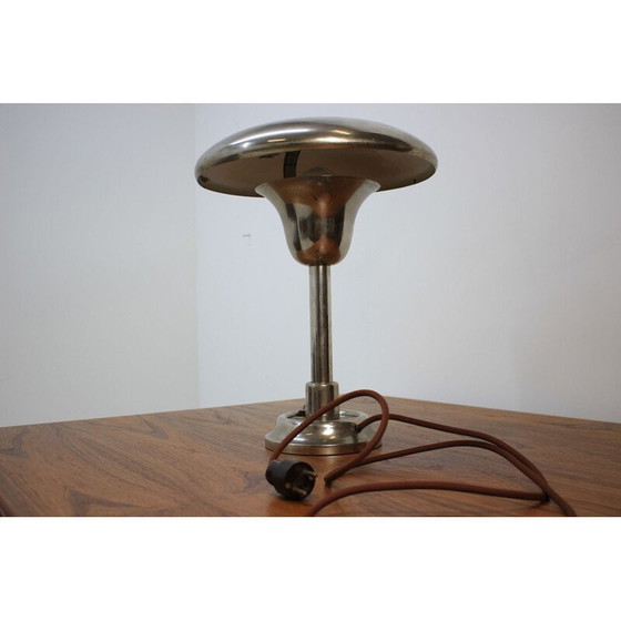 Image 1 of Vintage chrome Bauhaus lamp