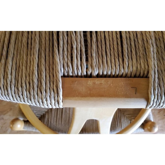 Image 1 of Set of 4 vintage CH24 Wishbone oak dining chairs by Hans Wegner for Carl Hansen, 1960
