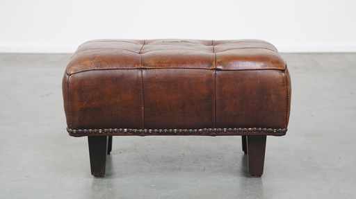 Sheepskin Leather Hocker