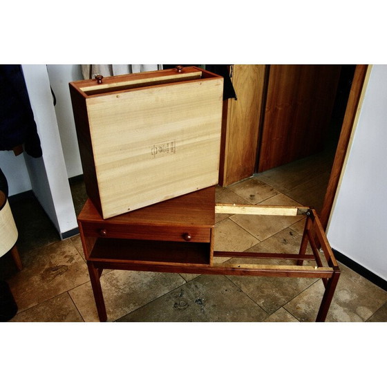 Image 1 of Vintage teak side cabinet by Sveb Engstrom and Gunnar Myrstrand, Denmark 1960