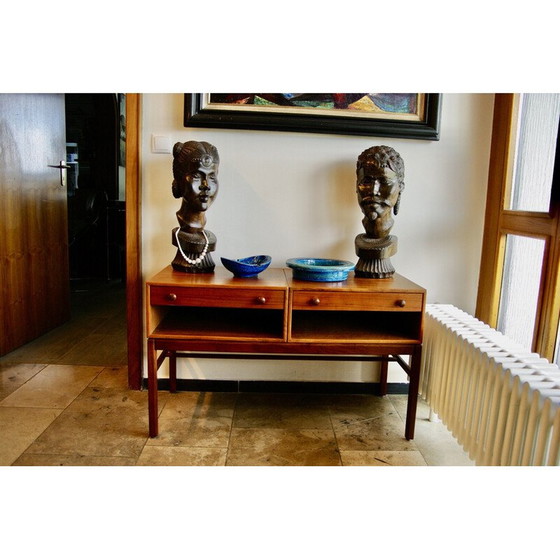 Image 1 of Vintage teak side cabinet by Sveb Engstrom and Gunnar Myrstrand, Denmark 1960