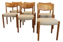 6x sedie danesi 'Sjunkeby' vintage