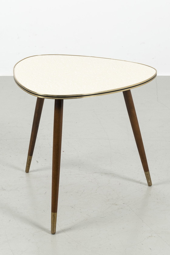 Image 1 of Triangular side table