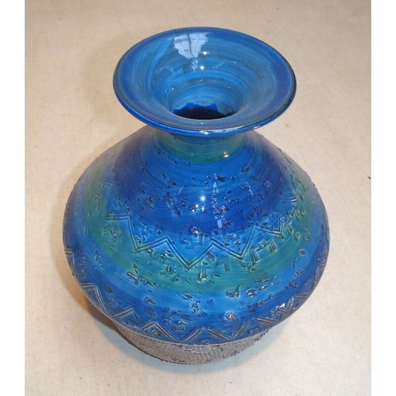 Image 1 of Vintage ceramic vase by Aldo Londi for Bitossi, 1960