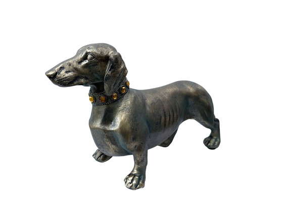 Image 1 of Elegant Dachshund Figurine - Stylish Home Decoration With Luxury Accents