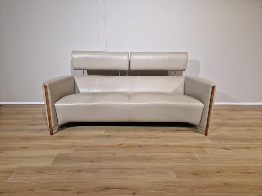 Leolux Goncharov 3 Seater Taupe Leather Design