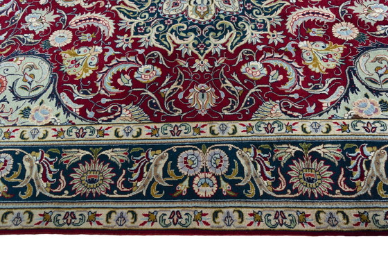 Image 1 of Hand-knotted Tabriz 30 Raj oriental rug - 285 X 210 Cm