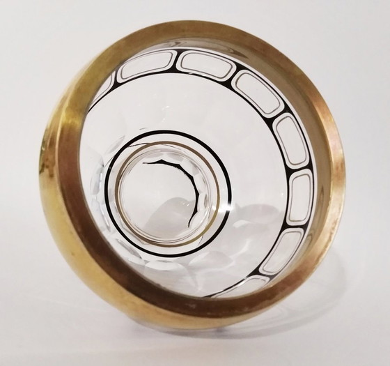 Image 1 of Carl Goldberg Haida Art-Deco Crystal Faceted Bonbonier 1920