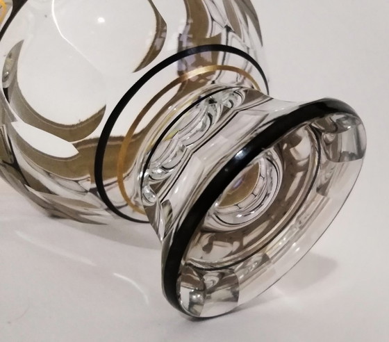 Image 1 of Carl Goldberg Haida Art-Deco Crystal Faceted Bonbonier 1920