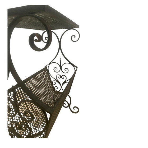 Image 1 of Vintage wrought iron side table, 1960