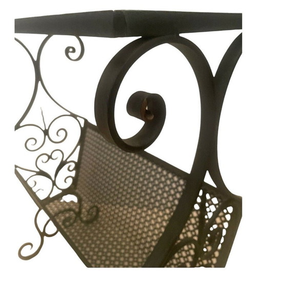 Image 1 of Vintage wrought iron side table, 1960