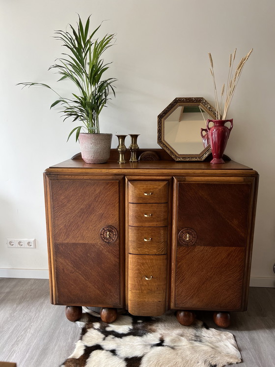 Image 1 of Amsterdam school style cabinet